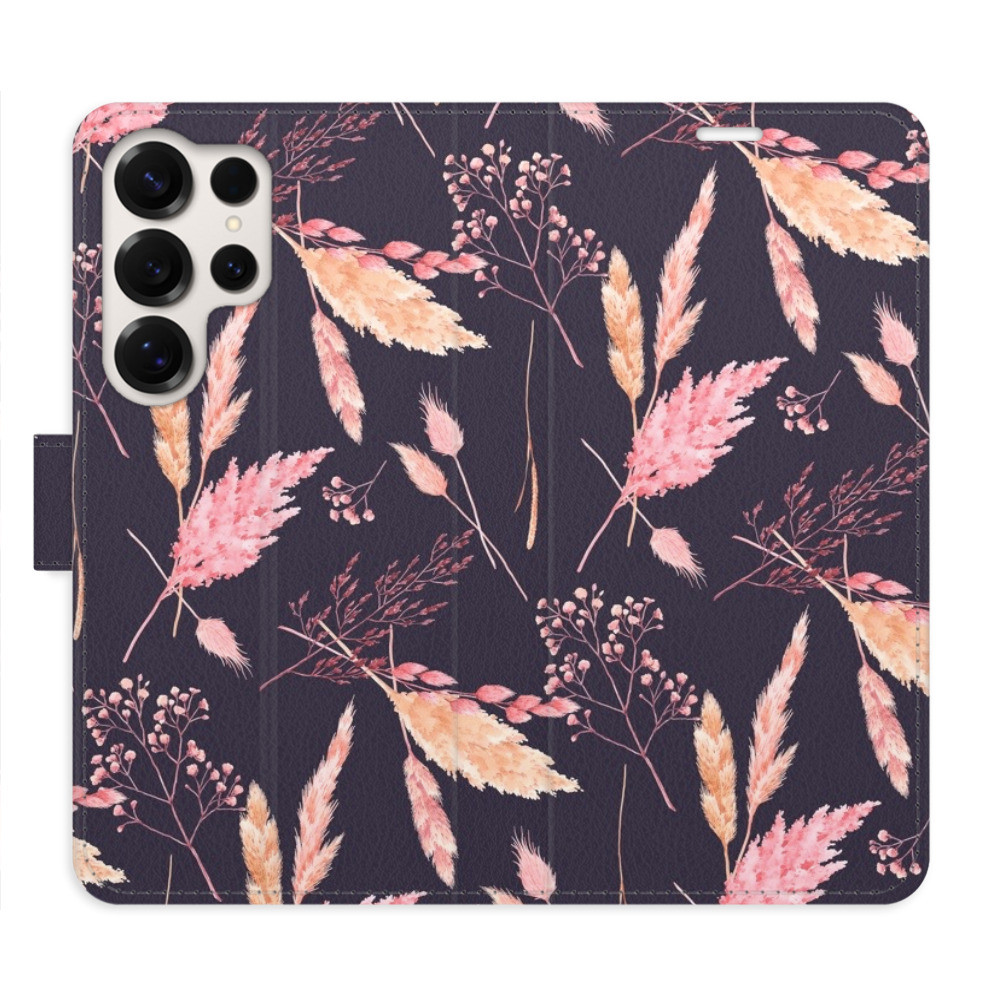 Flipové puzdro iSaprio - Ornamental Flowers 02 - Samsung Galaxy S25 Ultra