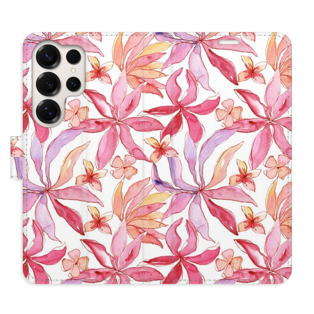 Flipové puzdro iSaprio - Flower Pattern 10 - Samsung Galaxy S25 Ultra