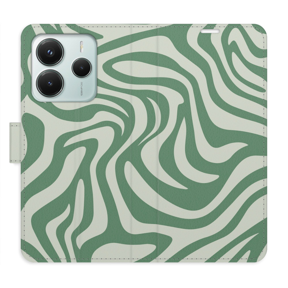 Flipové puzdro iSaprio - Zebra Green 02 - Xiaomi Redmi Note 14 5G