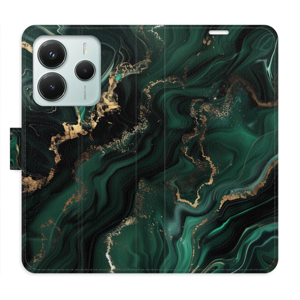 Flipové puzdro iSaprio - Emerald 02 - Xiaomi Redmi Note 14 5G
