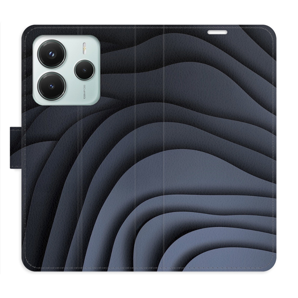 Flipové puzdro iSaprio - Dark Waves - Xiaomi Redmi Note 14 5G