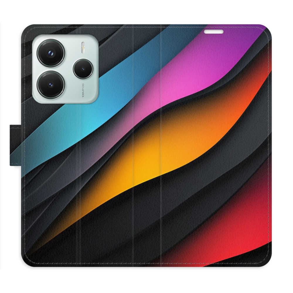 Flipové puzdro iSaprio - Color Waves - Xiaomi Redmi Note 14 5G