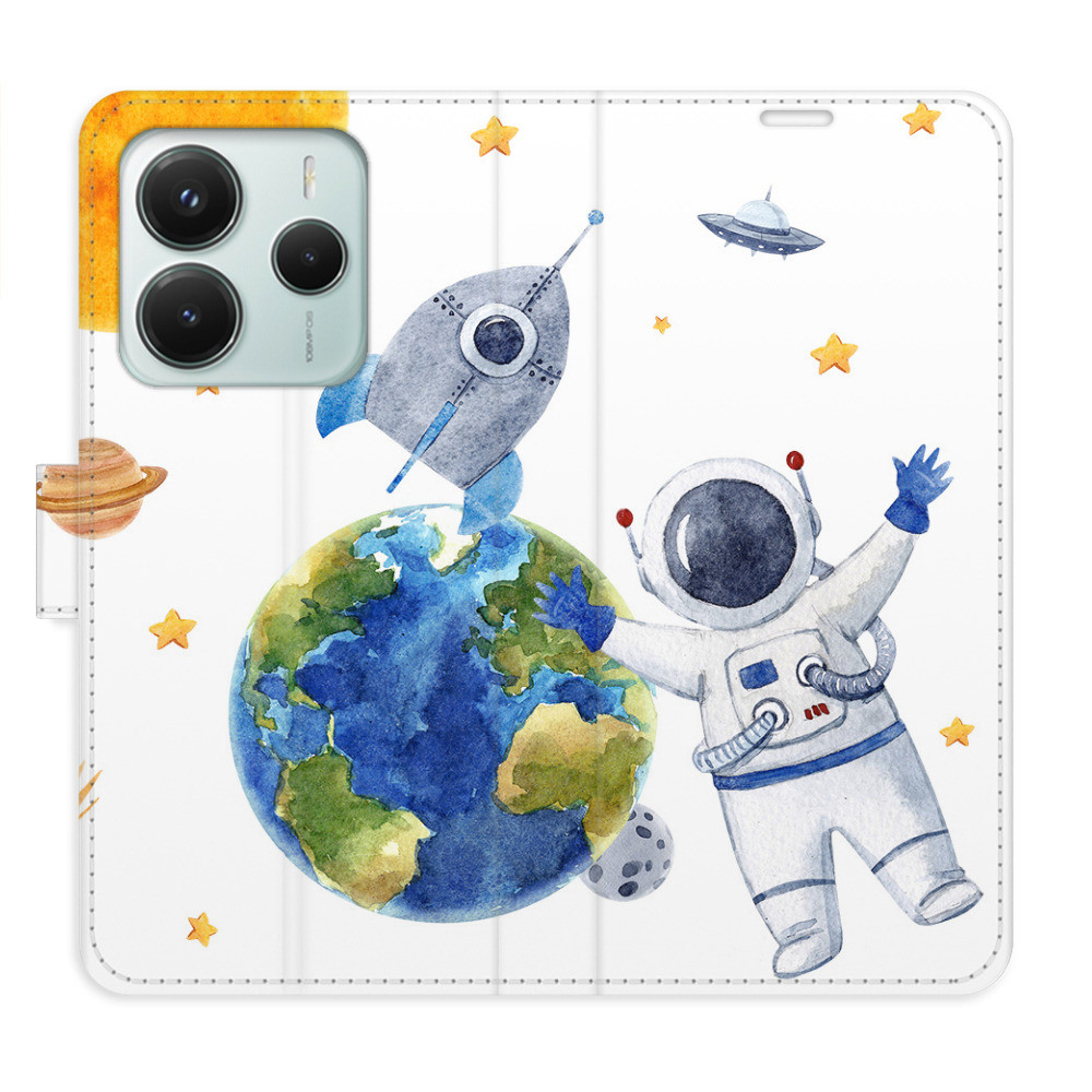 Flipové puzdro iSaprio - Space 06 - Xiaomi Redmi Note 14 5G