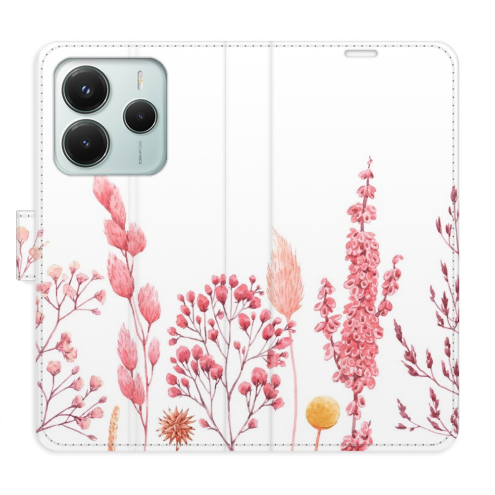 Flipové puzdro iSaprio - Pink Flowers 03 - Xiaomi Redmi Note 14 5G