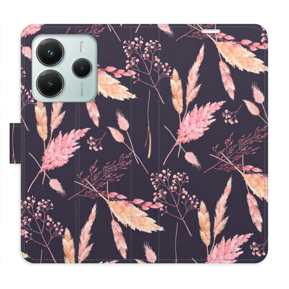 Flipové puzdro iSaprio - Ornamental Flowers 02 - Xiaomi Redmi Note 14 5G