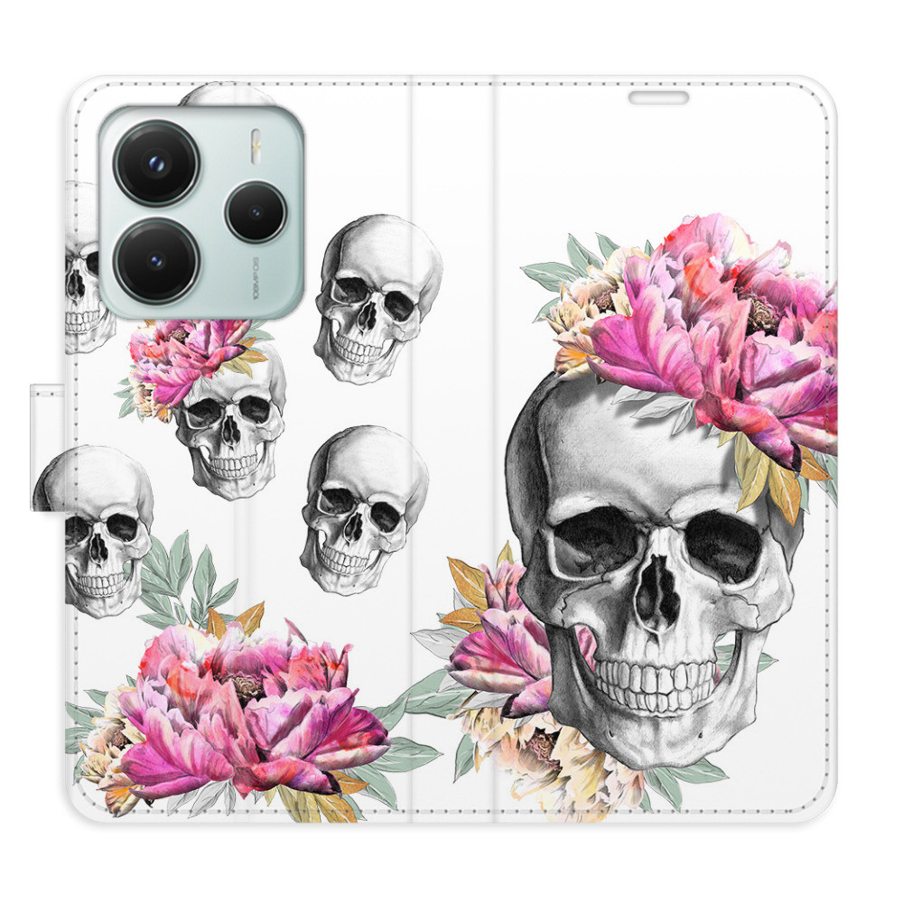 Flipové puzdro iSaprio - Crazy Skull - Xiaomi Redmi Note 14 5G