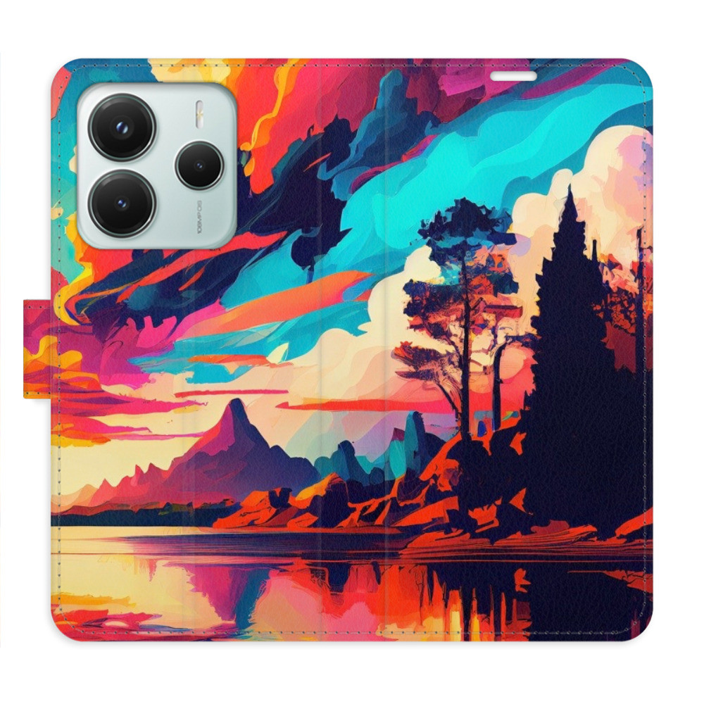 Flipové puzdro iSaprio - Colorful Mountains 02 - Xiaomi Redmi Note 14 5G