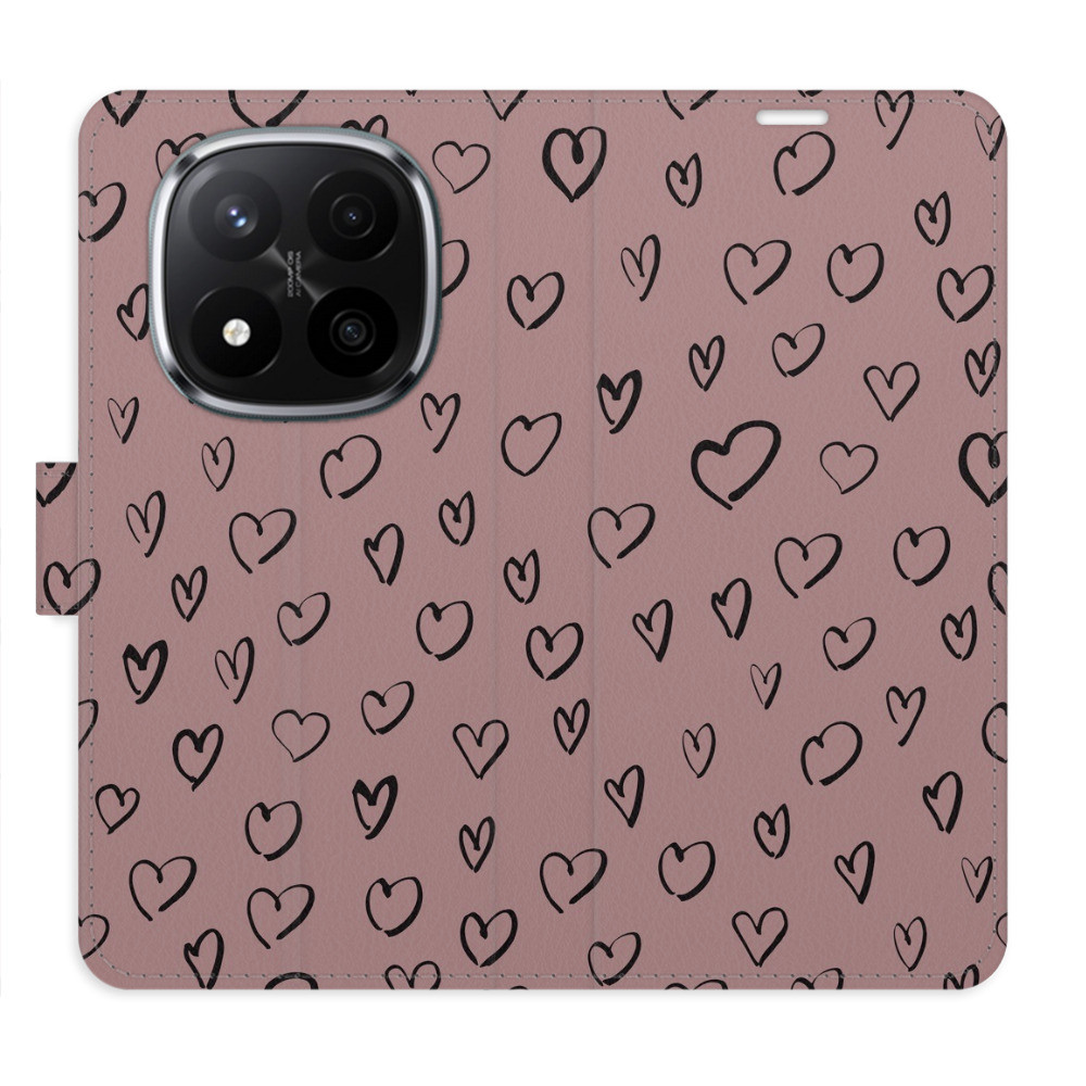 Flipové puzdro iSaprio - Heart Dark 02 - Xiaomi Redmi Note 14 Pro 5G/14 Pro+ 5G