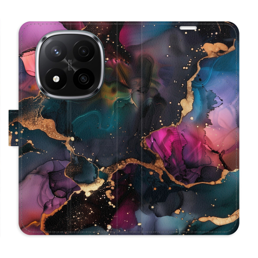 Flipové puzdro iSaprio - Dark Marble - Xiaomi Redmi Note 14 Pro 5G/14 Pro+ 5G