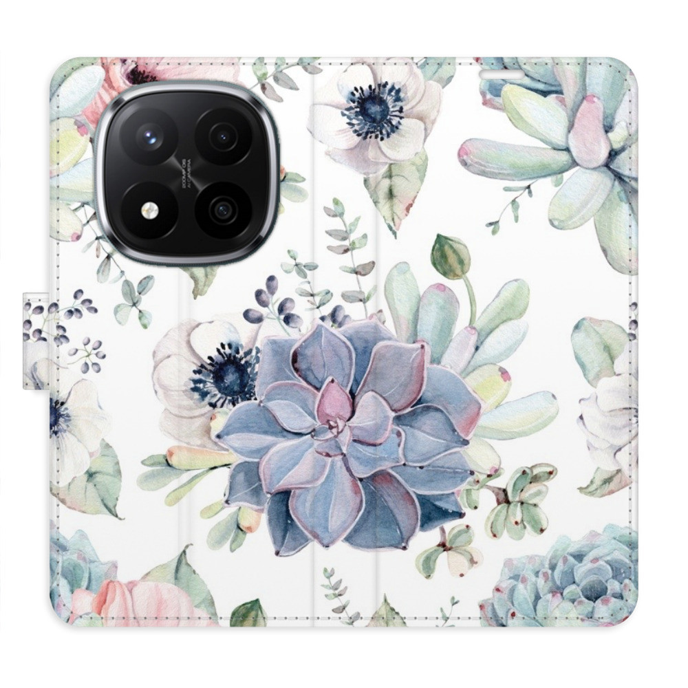 Flipové puzdro iSaprio - Succulents - Xiaomi Redmi Note 14 Pro 5G/14 Pro+ 5G