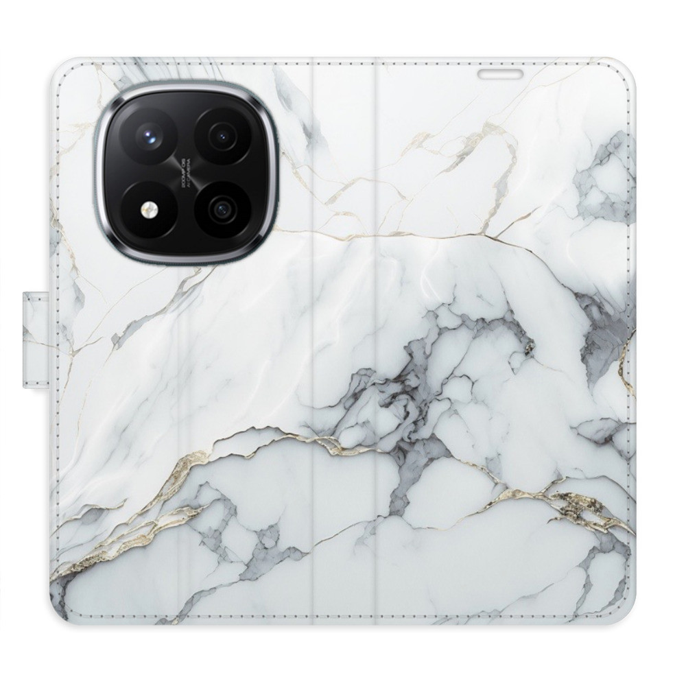 Flipové puzdro iSaprio - SilverMarble 15 - Xiaomi Redmi Note 14 Pro 5G/14 Pro+ 5G