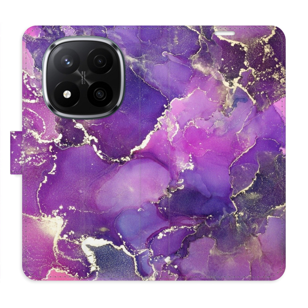 Flipové puzdro iSaprio - Purple Marble - Xiaomi Redmi Note 14 Pro 5G/14 Pro+ 5G