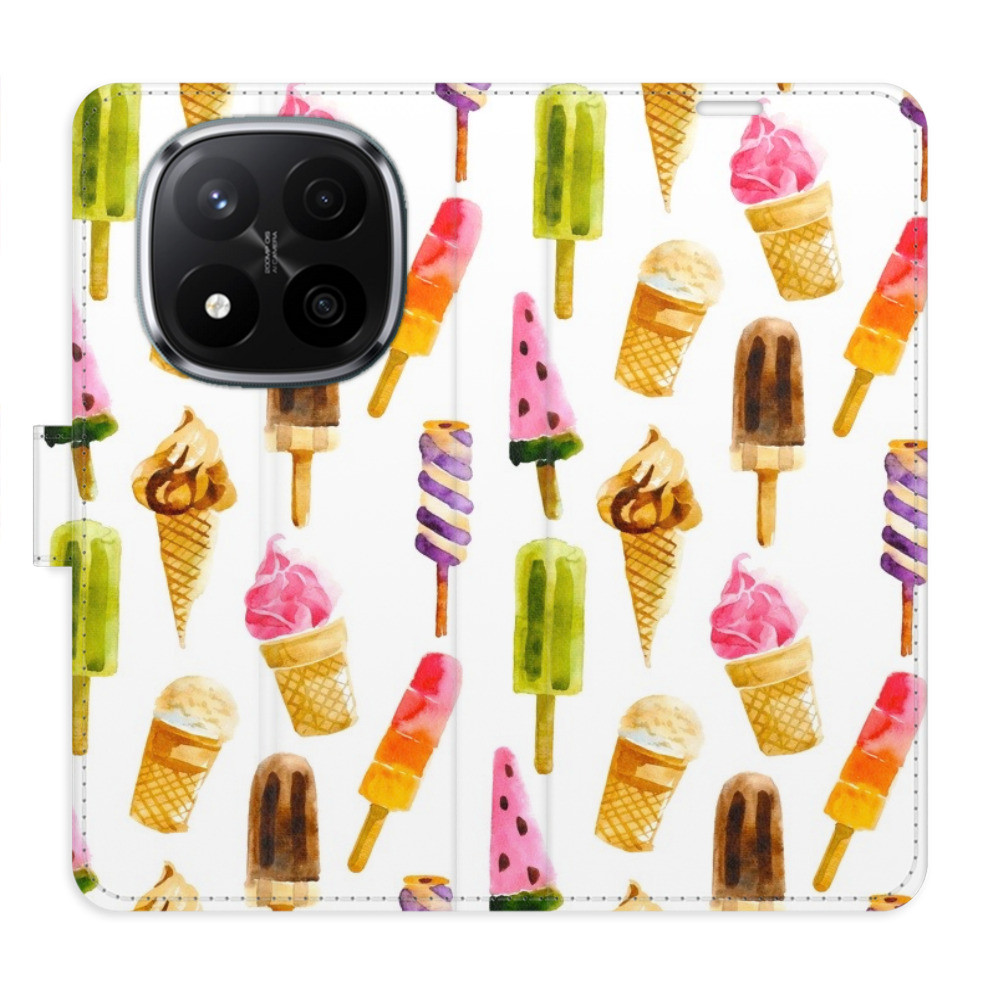 Flipové puzdro iSaprio - Ice Cream Pattern - Xiaomi Redmi Note 14 Pro 5G/14 Pro+ 5G