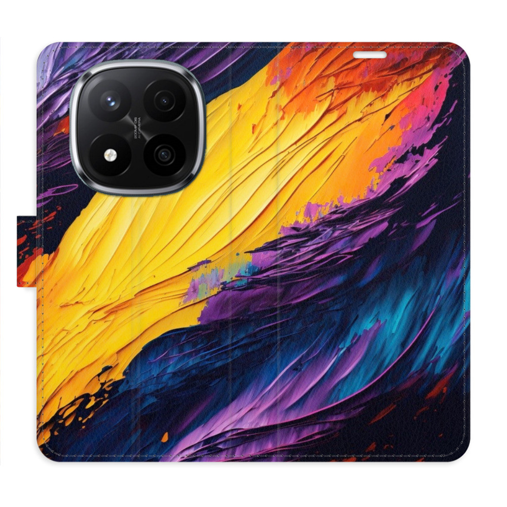 Flipové puzdro iSaprio - Fire Paint - Xiaomi Redmi Note 14 Pro 5G/14 Pro+ 5G