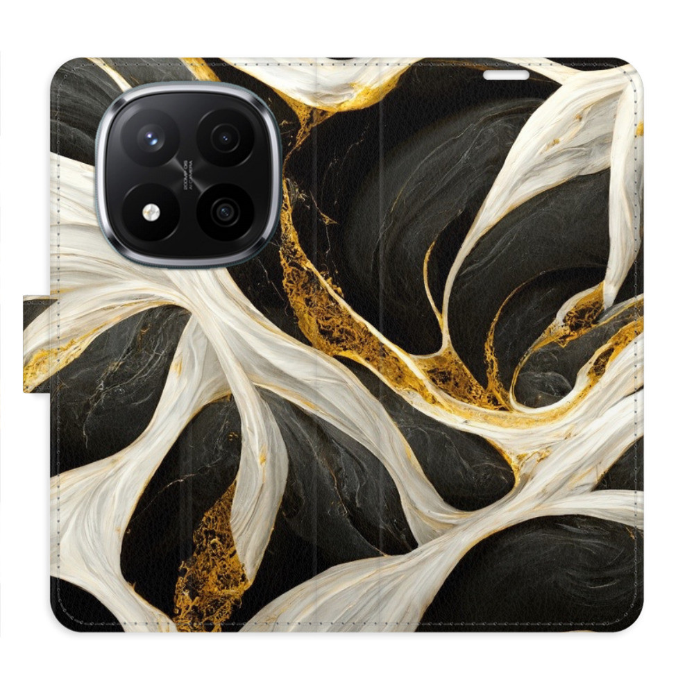 Flipové puzdro iSaprio - BlackGold Marble - Xiaomi Redmi Note 14 Pro 5G/14 Pro+ 5G