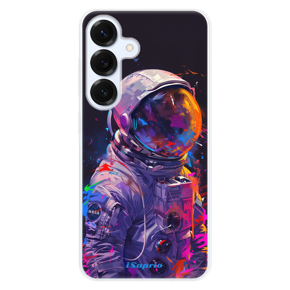 Odolné silikónové puzdro iSaprio - Neon Astronaut - Samsung Galaxy S25