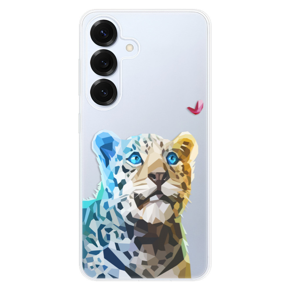 Odolné silikónové puzdro iSaprio - Leopard With Butterfly - Samsung Galaxy S25