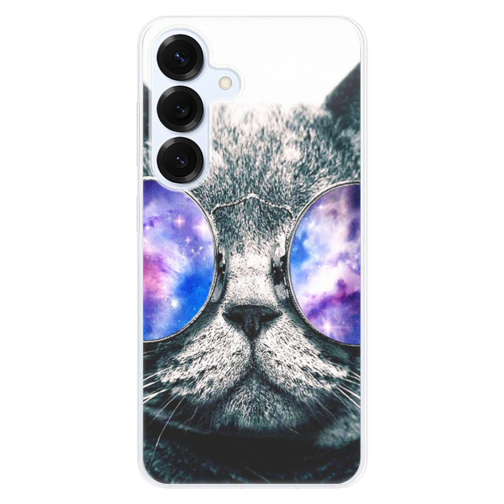 Odolné silikónové puzdro iSaprio - Galaxy Cat - Samsung Galaxy S25