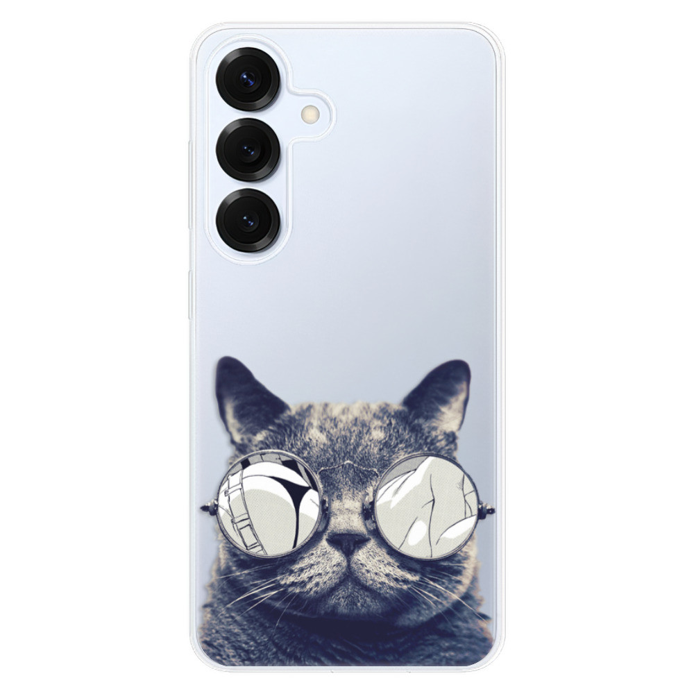 Odolné silikónové puzdro iSaprio - Crazy Cat 01 - Samsung Galaxy S25