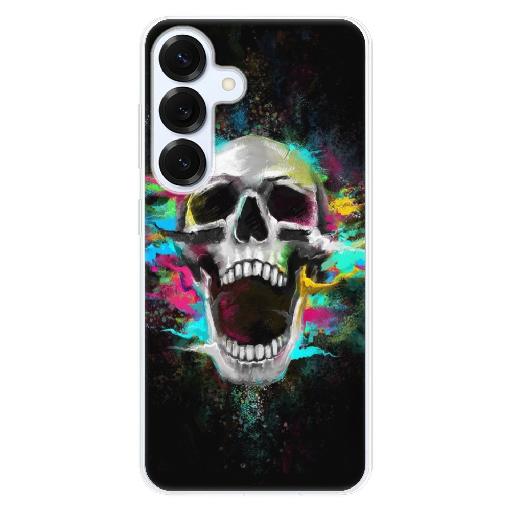 Odolné silikónové puzdro iSaprio - Skull in Colors - Samsung Galaxy S25