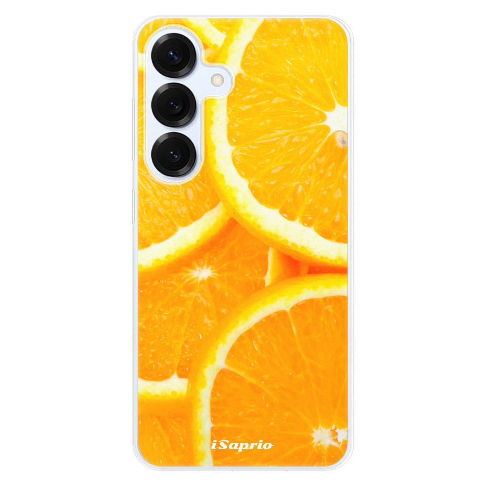 Odolné silikónové puzdro iSaprio - Orange 10 - Samsung Galaxy S25