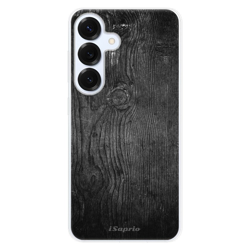 Odolné silikónové puzdro iSaprio - Black Wood 13 - Samsung Galaxy S25