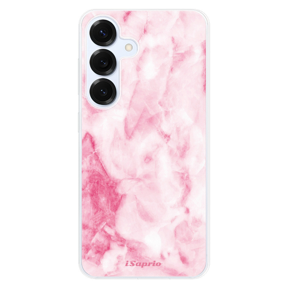 Odolné silikónové puzdro iSaprio - RoseMarble 16 - Samsung Galaxy S25