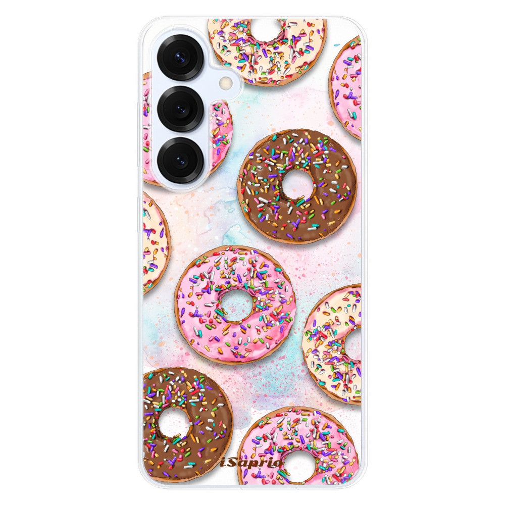 Odolné silikónové puzdro iSaprio - Donuts 11 - Samsung Galaxy S25
