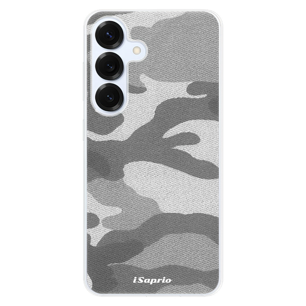 Odolné silikónové puzdro iSaprio - Gray Camuflage 02 - Samsung Galaxy S25