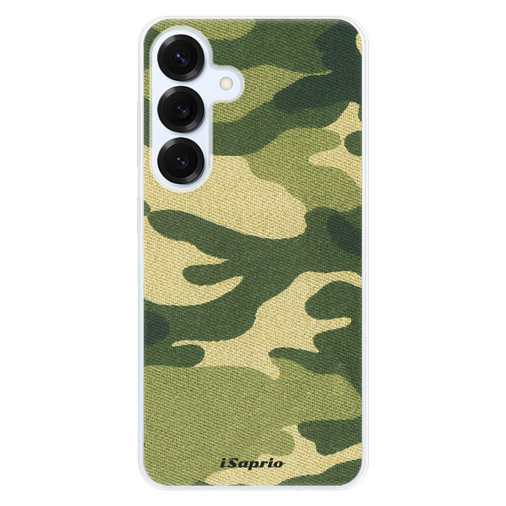 Odolné silikónové puzdro iSaprio - Green Camuflage 01 - Samsung Galaxy S25
