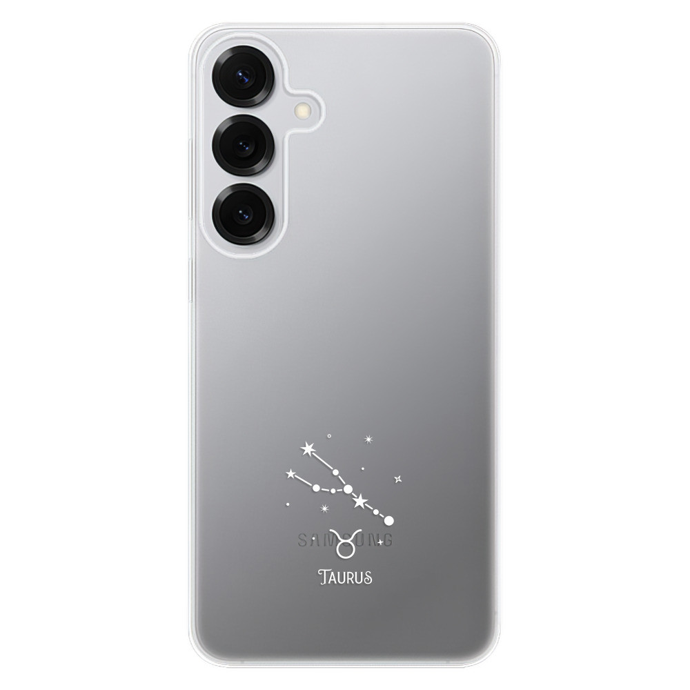 Odolné silikónové puzdro iSaprio - čiré - Býk - Samsung Galaxy S25+