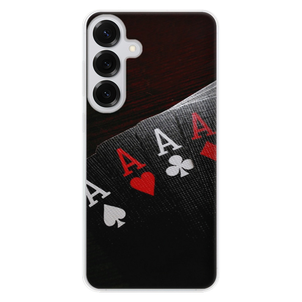 Odolné silikónové puzdro iSaprio - Poker - Samsung Galaxy S25+