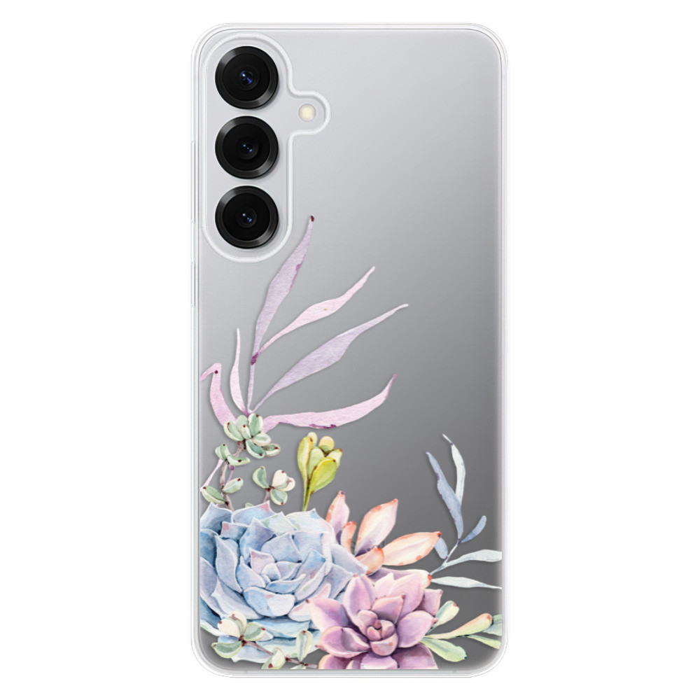 Odolné silikónové puzdro iSaprio - Succulent 01 - Samsung Galaxy S25+