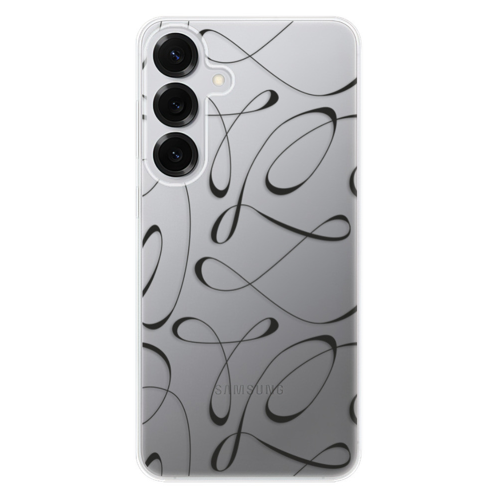 Odolné silikónové puzdro iSaprio - Fancy - black - Samsung Galaxy S25+