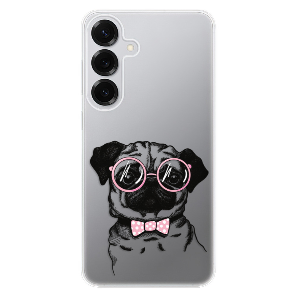 Odolné silikónové puzdro iSaprio - The Pug - Samsung Galaxy S25+
