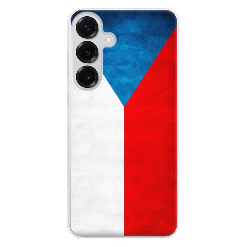 Odolné silikónové puzdro iSaprio - Czech Flag - Samsung Galaxy S25+