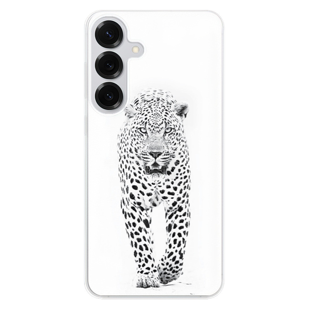 Odolné silikónové puzdro iSaprio - White Jaguar - Samsung Galaxy S25+