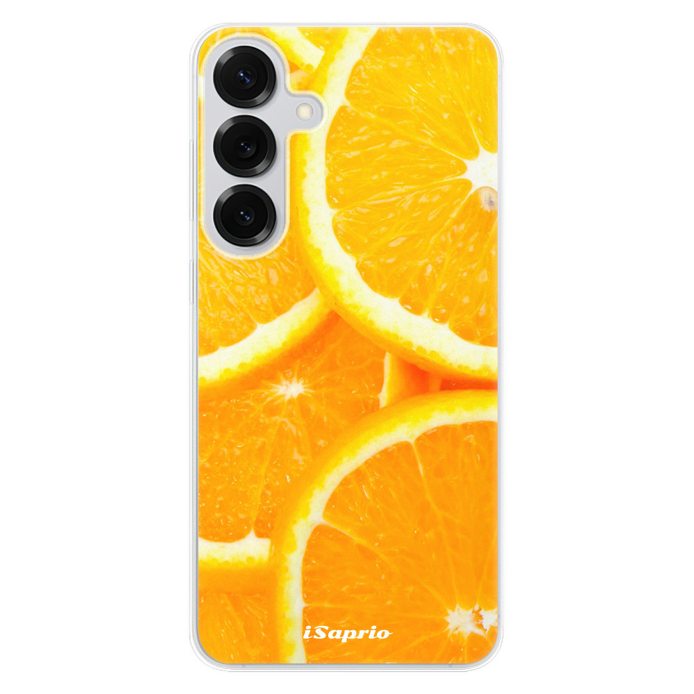 Odolné silikónové puzdro iSaprio - Orange 10 - Samsung Galaxy S25+