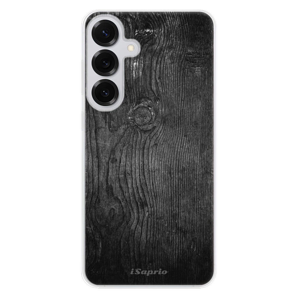 Odolné silikónové puzdro iSaprio - Black Wood 13 - Samsung Galaxy S25+