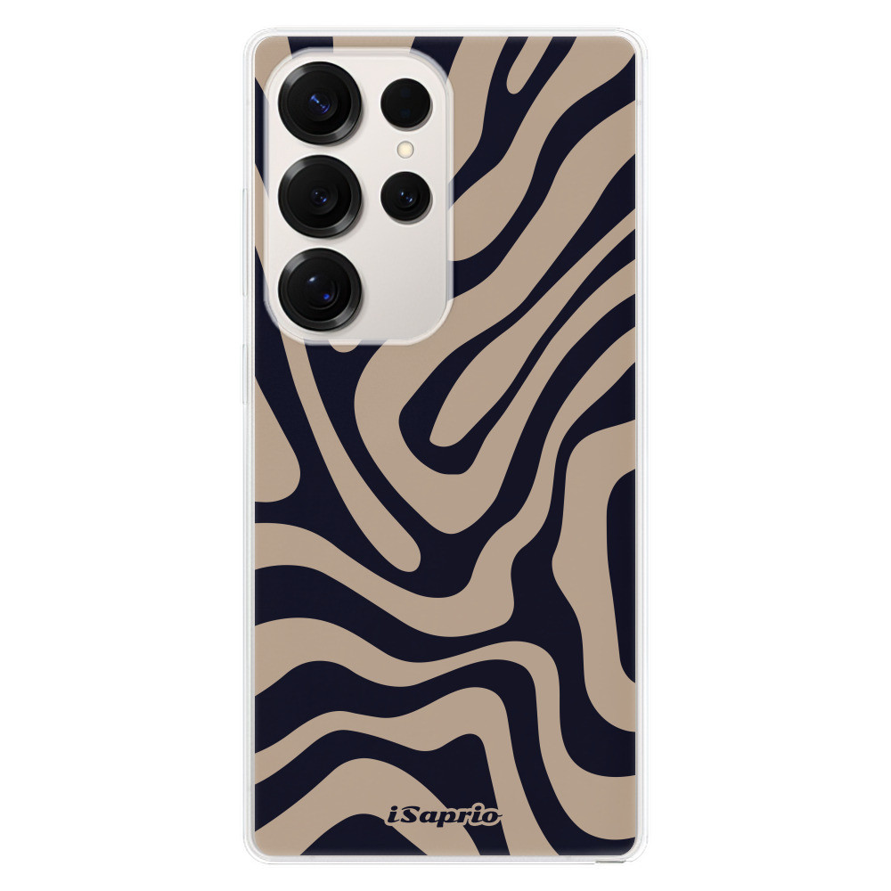 Odolné silikónové puzdro iSaprio - Zebra Black - Samsung Galaxy S25 Ultra