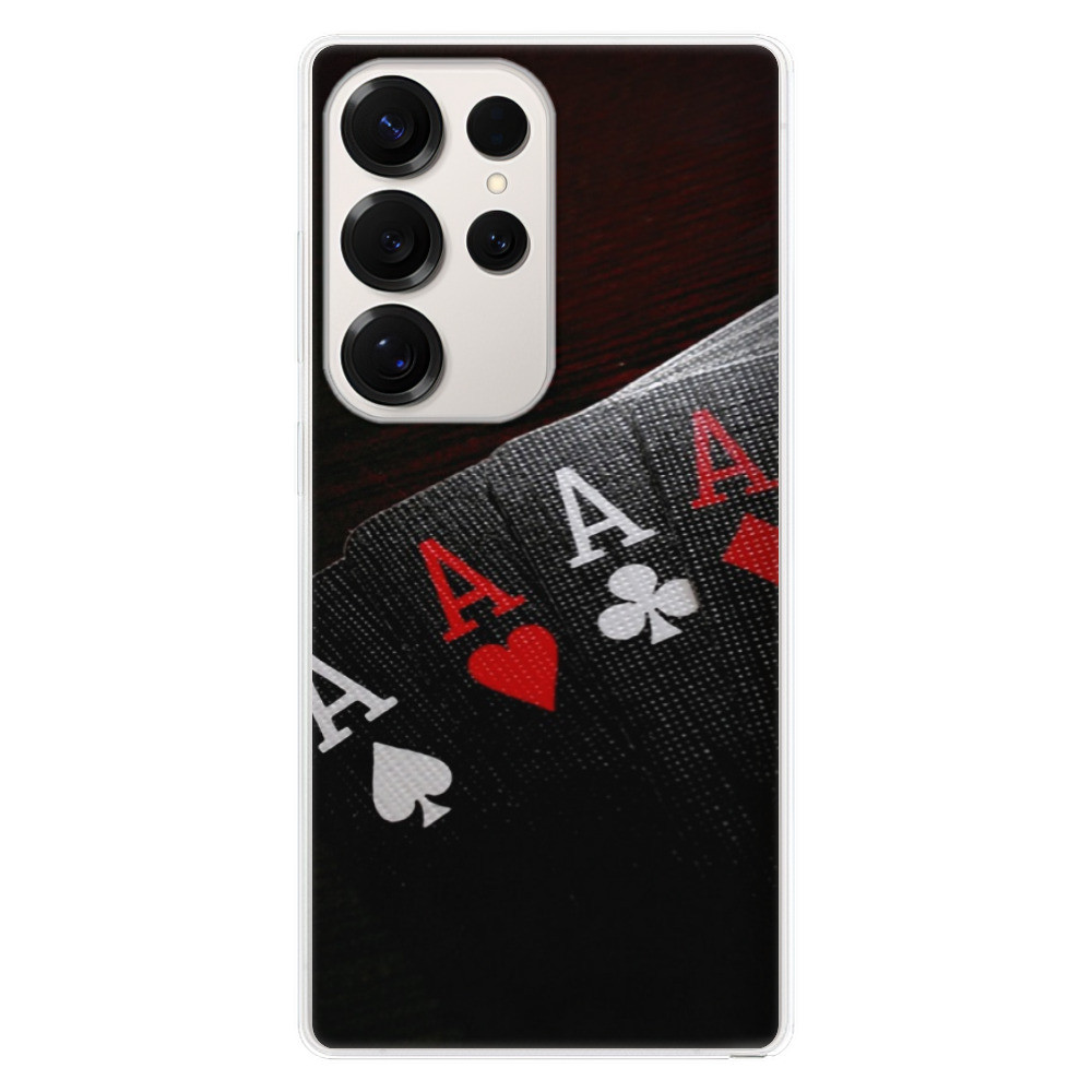 Odolné silikónové puzdro iSaprio - Poker - Samsung Galaxy S25 Ultra
