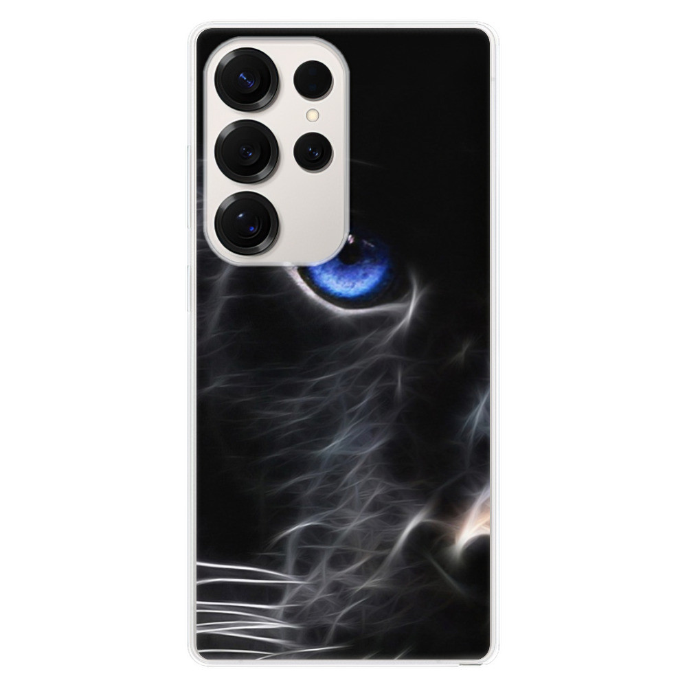 Odolné silikónové puzdro iSaprio - Black Puma - Samsung Galaxy S25 Ultra