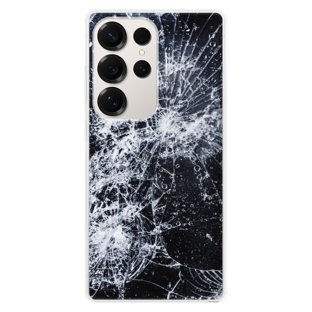 Odolné silikónové puzdro iSaprio - Cracked - Samsung Galaxy S25 Ultra