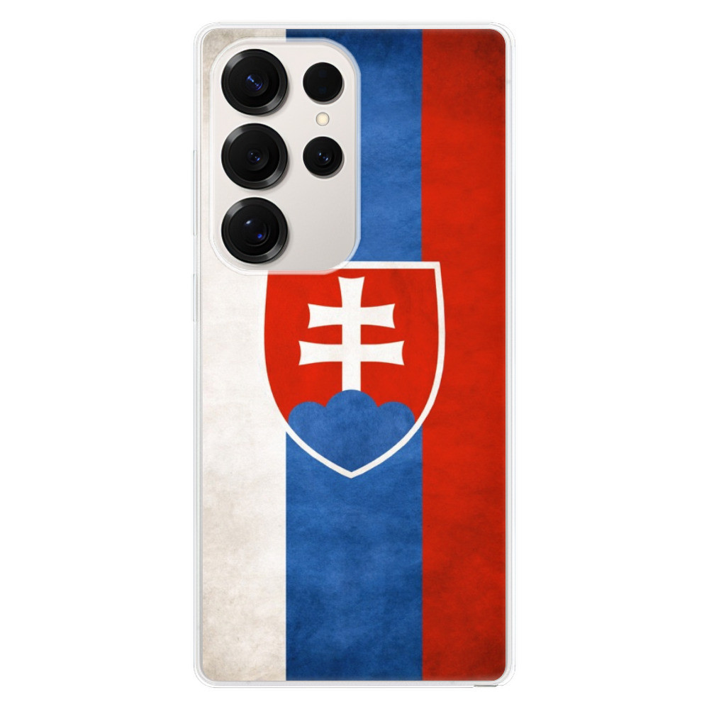 Odolné silikónové puzdro iSaprio - Slovakia Flag - Samsung Galaxy S25 Ultra