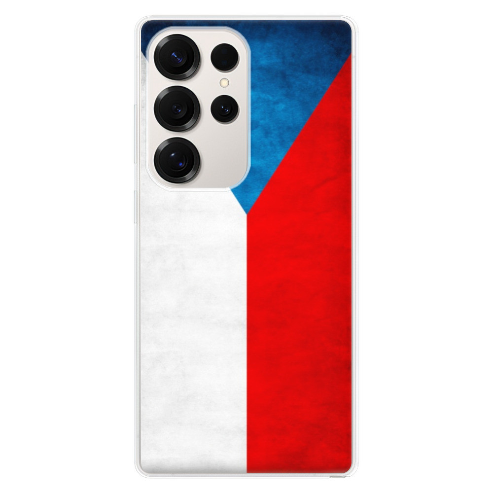 Odolné silikónové puzdro iSaprio - Czech Flag - Samsung Galaxy S25 Ultra