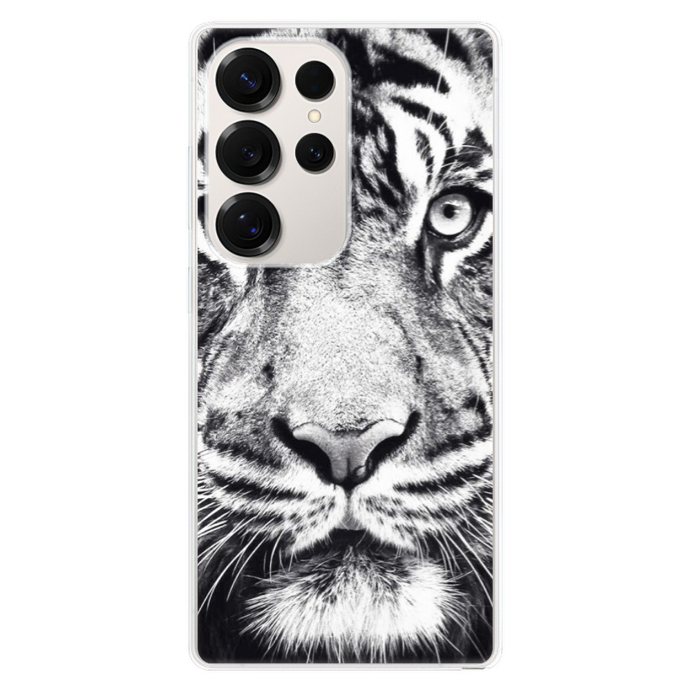 Odolné silikónové puzdro iSaprio - Tiger Face - Samsung Galaxy S25 Ultra