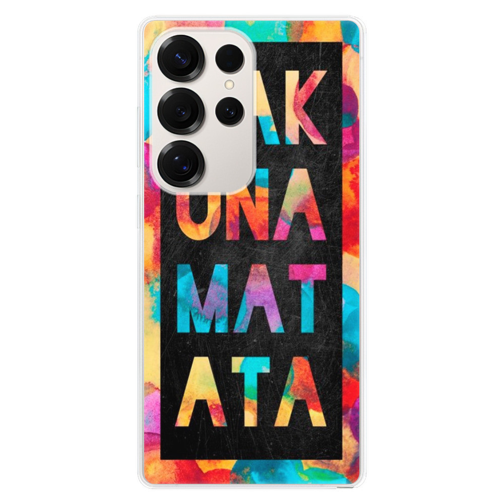 Odolné silikónové puzdro iSaprio - Hakuna Matata 01 - Samsung Galaxy S25 Ultra