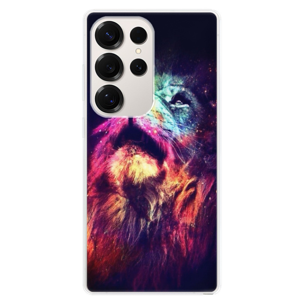 Odolné silikónové puzdro iSaprio - Lion in Colors - Samsung Galaxy S25 Ultra