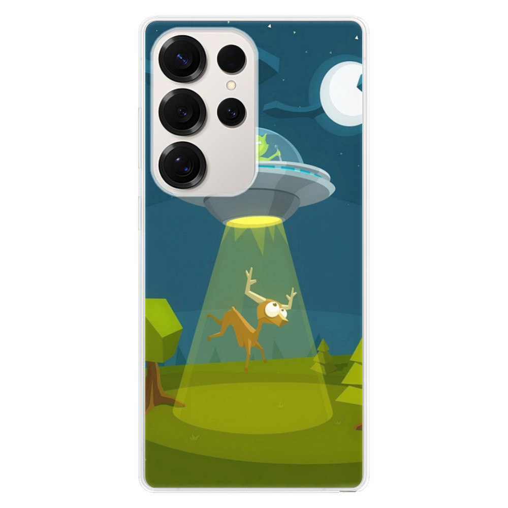 Odolné silikónové puzdro iSaprio - Alien 01 - Samsung Galaxy S25 Ultra