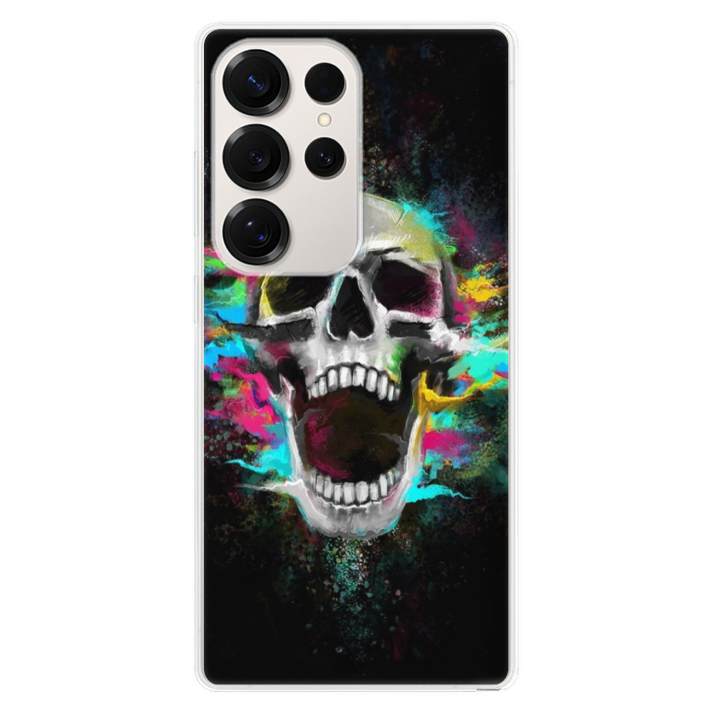 Odolné silikónové puzdro iSaprio - Skull in Colors - Samsung Galaxy S25 Ultra